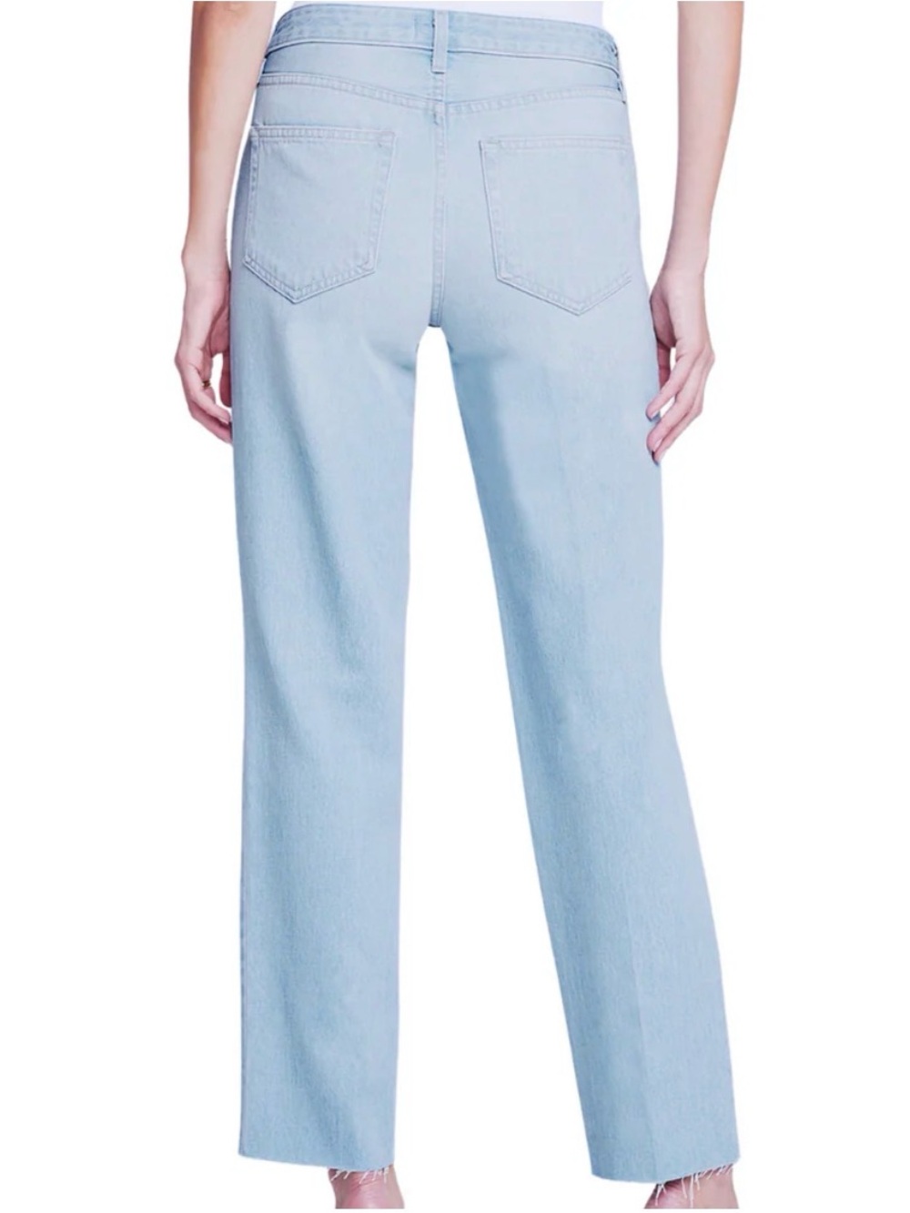 L’Agence Milana Low Rise Stovepipe Panama NWT Size 26 $295 - Picture 3 of 8